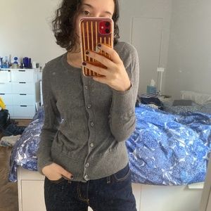 Banana Republic Grey Cardigan